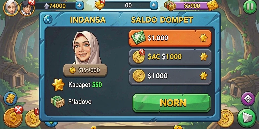 Pengaturan level yang variatif dengan tantangan menarik di setiap langkah.