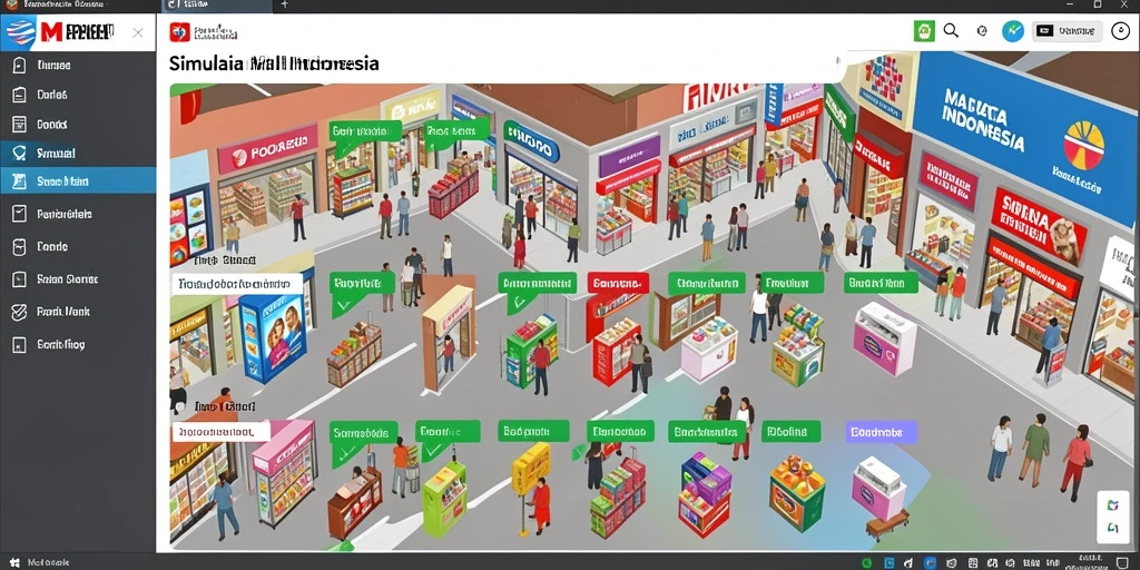 Lingkungan berbasis fantasi yang menawan dan imersif.