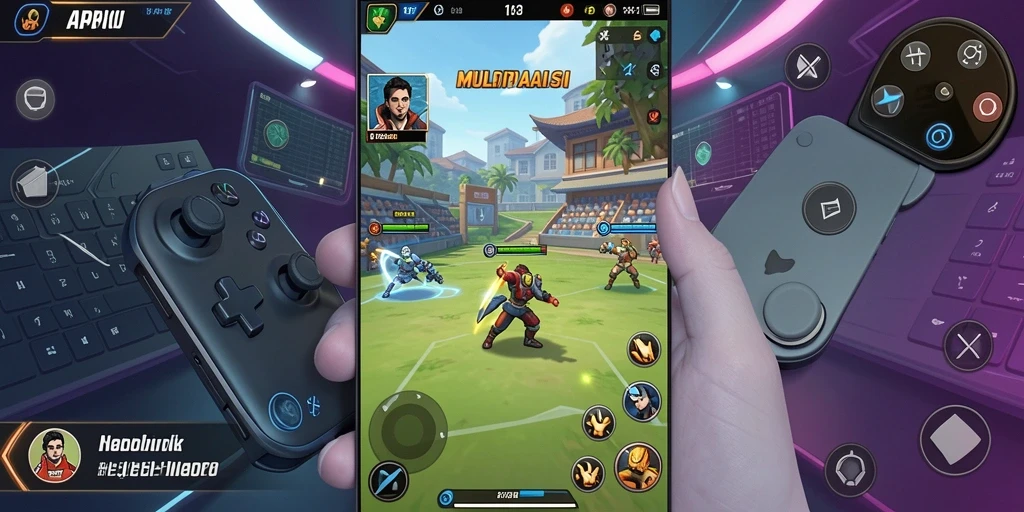 Visualisasi gameplay yang menampilkan aksi seru.
