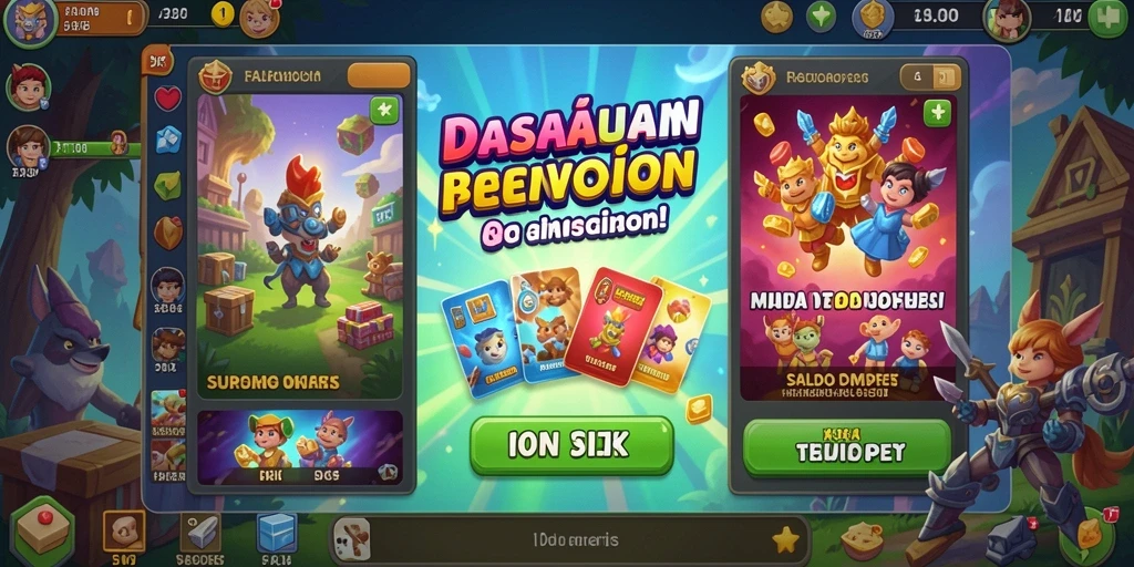 Sistem hadiah yang menarik untuk meningkatkan pengalaman bermain.